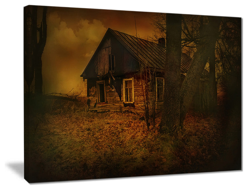 "Old House" Landscape Photography Canvas Print, 20"x12"