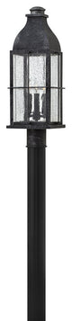 Hinkley Bingham Large Post Top Or Pier Mount Lantern, Greystone