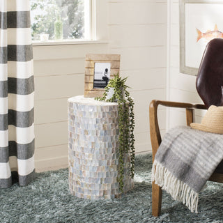 Safavieh Ariel Square Mosaic Round Stool