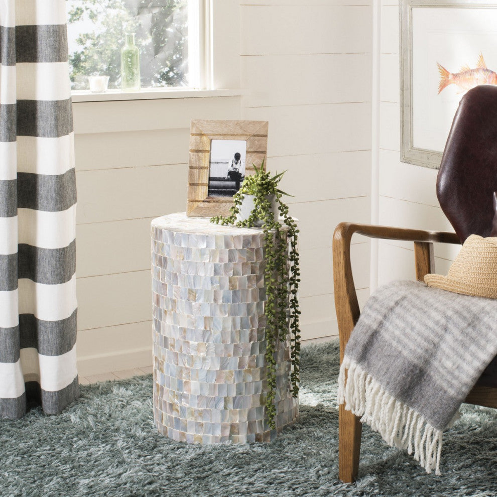 Safavieh Ariel Square Mosaic Round Stool