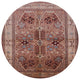 Ahgly Company Indoor Round Mid-Century Modern Area Rugs, 5' Round