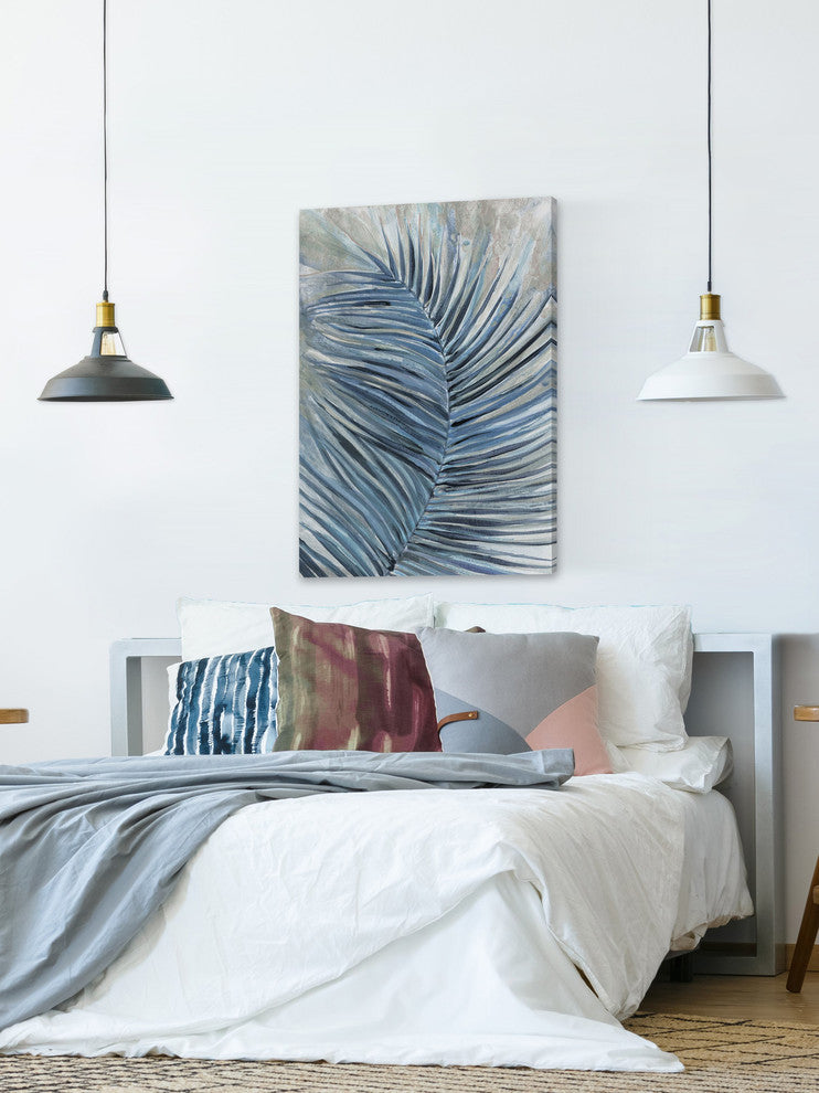 "Blue Spirit" Painting Print on Wrapped Canvas, 30"x45"