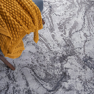 Safavieh Craft Collection CFT864G Rug, Grey/Silver, 2'3" X 8'