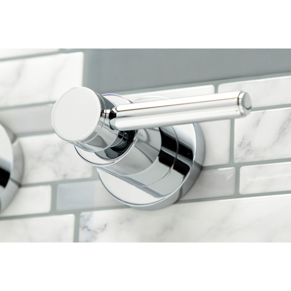 KS8051DL Wall Mount Tub Faucet, Polished Chrome