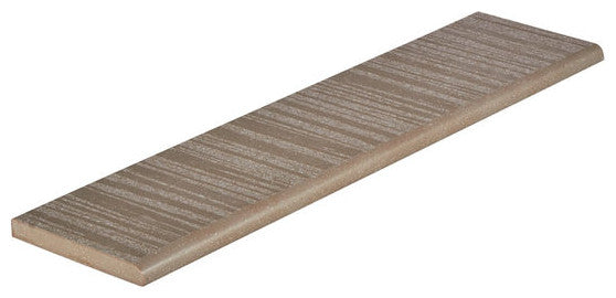 Porcelain Tile Trims Fabric look Matte Bullnose 3x12, Beige Gray