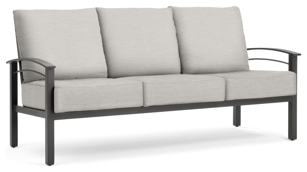 Stanford Cushion Sofa, Weathered Teak