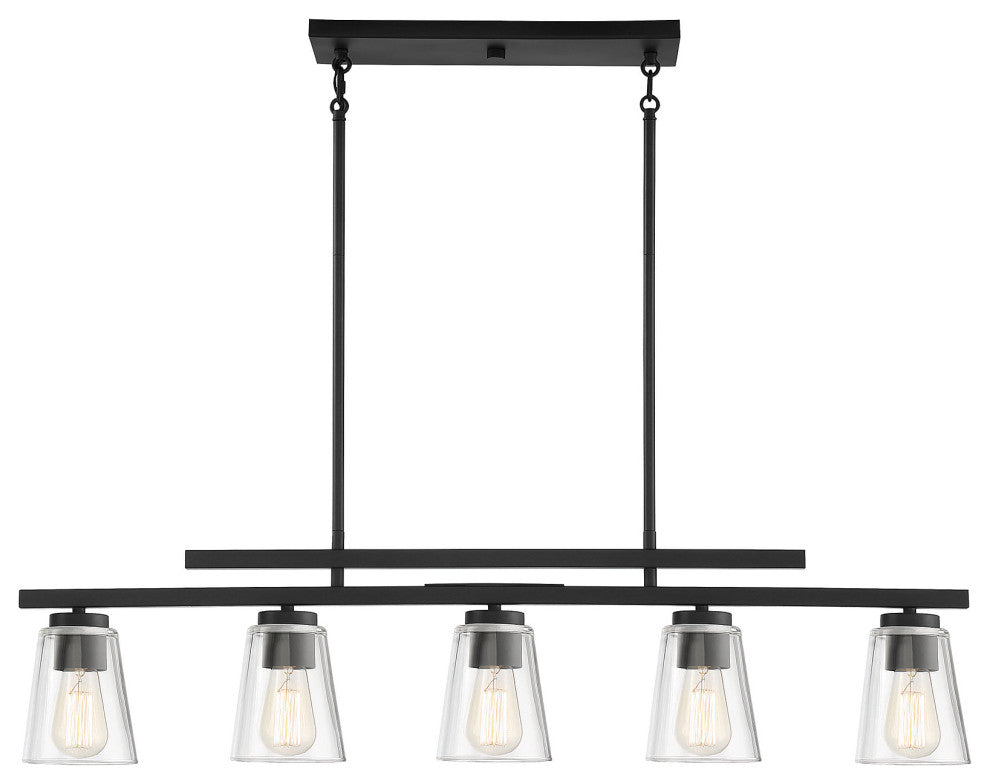 Savoy House Calhoun Five Light Linear Chandelier 1-1023-5-89