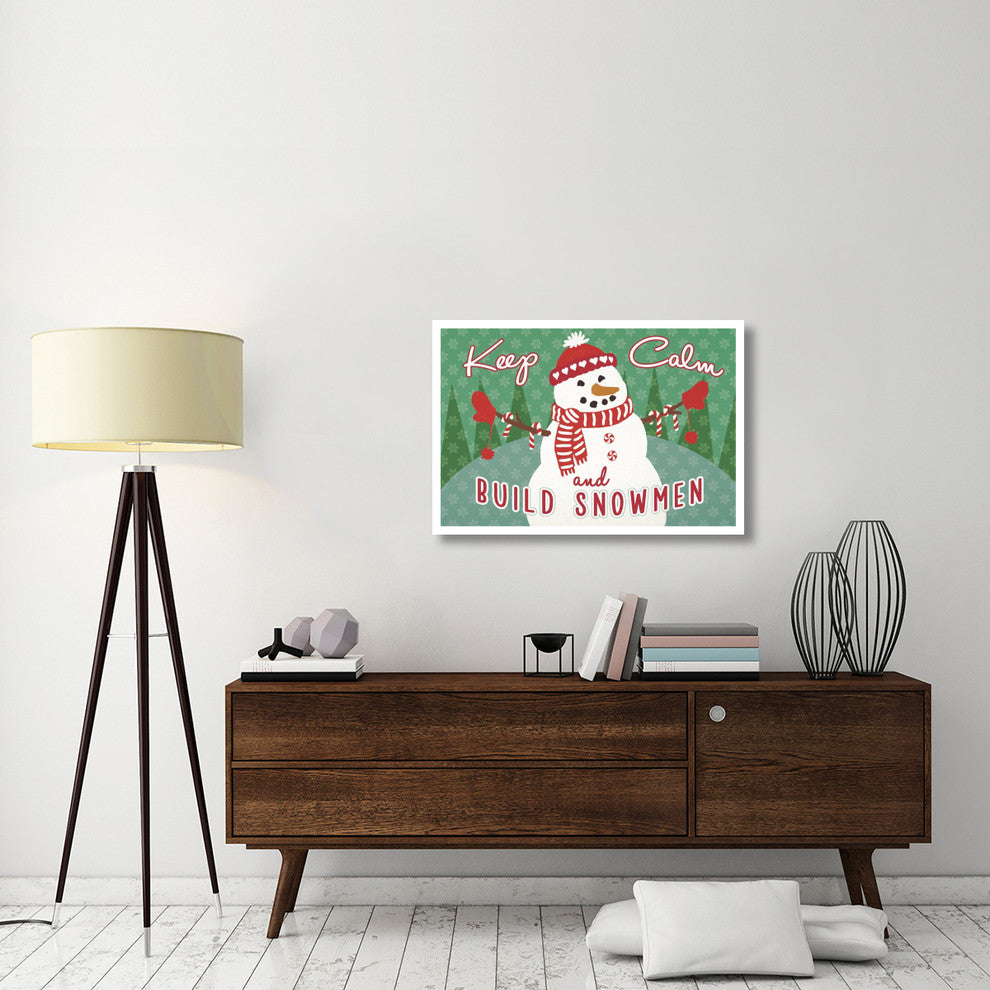 "Retro Christmas II Bright" Digital Paper Print by Janelle Penner, 38"x26"