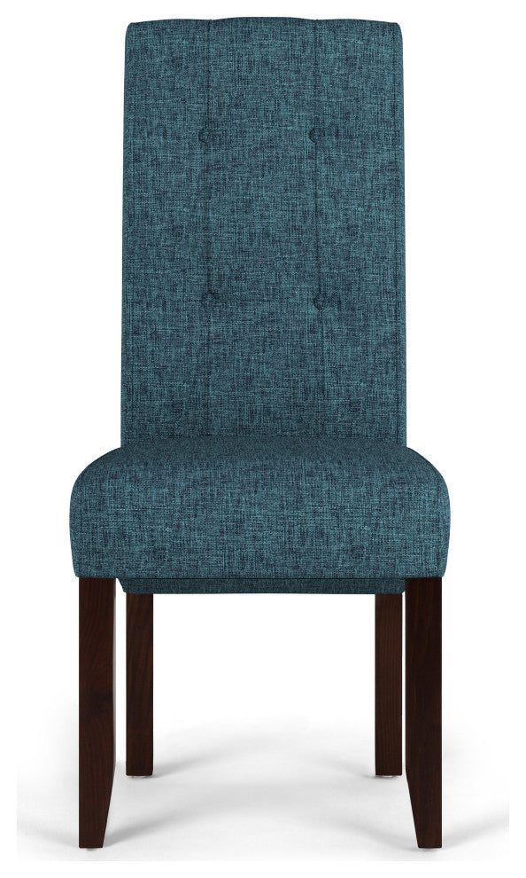 Cosmopolitan Solid Hardwood 9 Piece Dining Set, Denim Blue