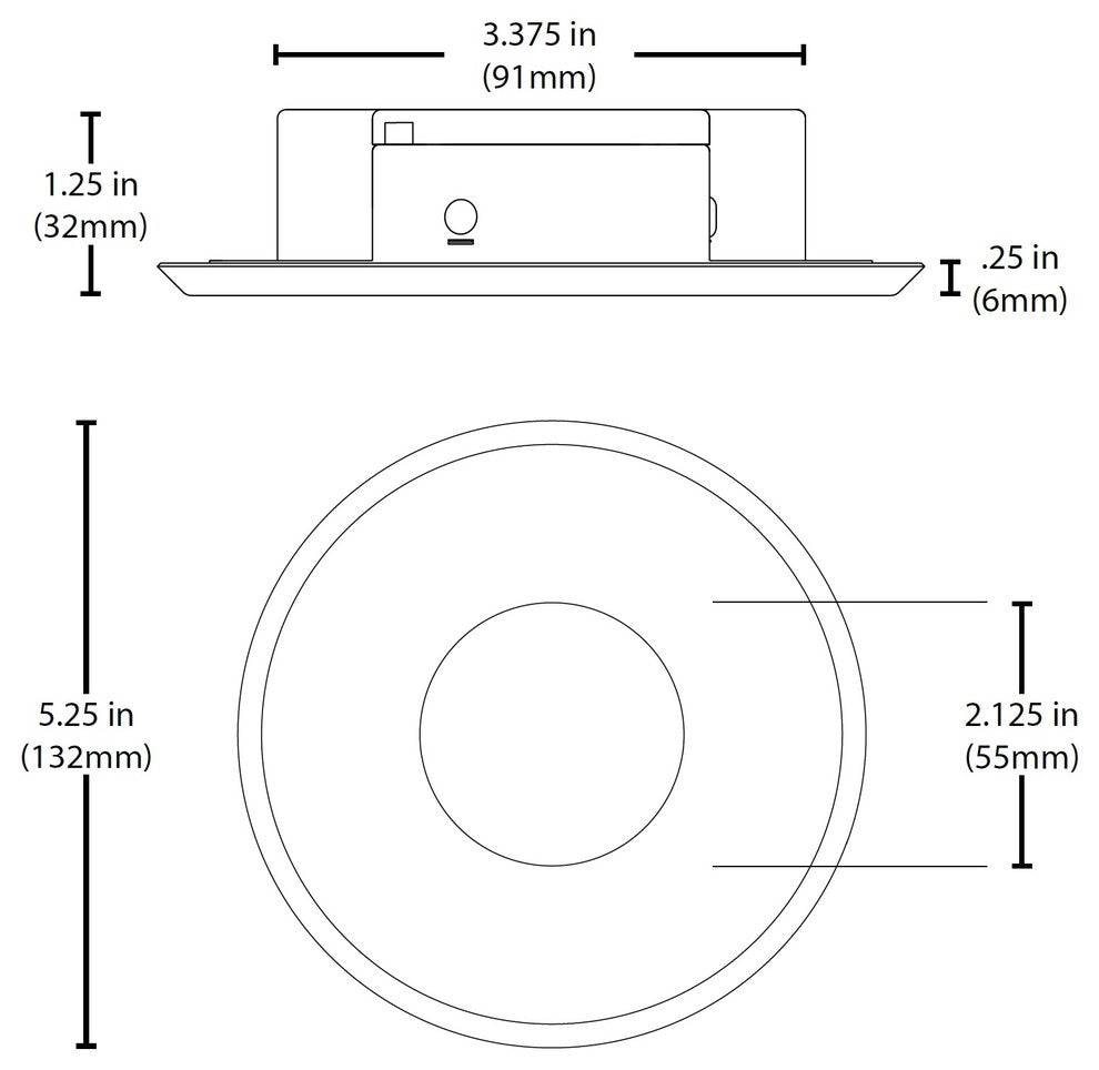 NICOR DLF-10-TRIM-RD-OB DLF SureFit Series Trim Plate, Round