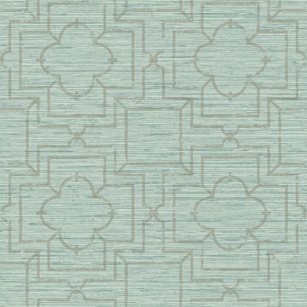 Quatrefoil Trellis Peel and Stick Wallpaper