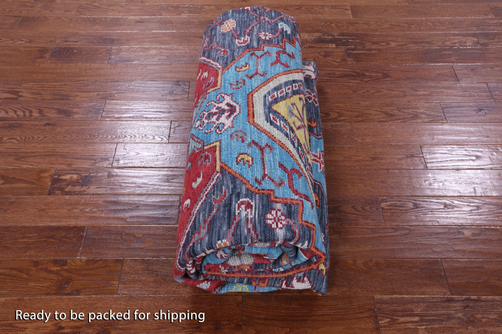 10' 2" X 13' 10" Turkish Oushak Handmade Wool Rug - Q13279