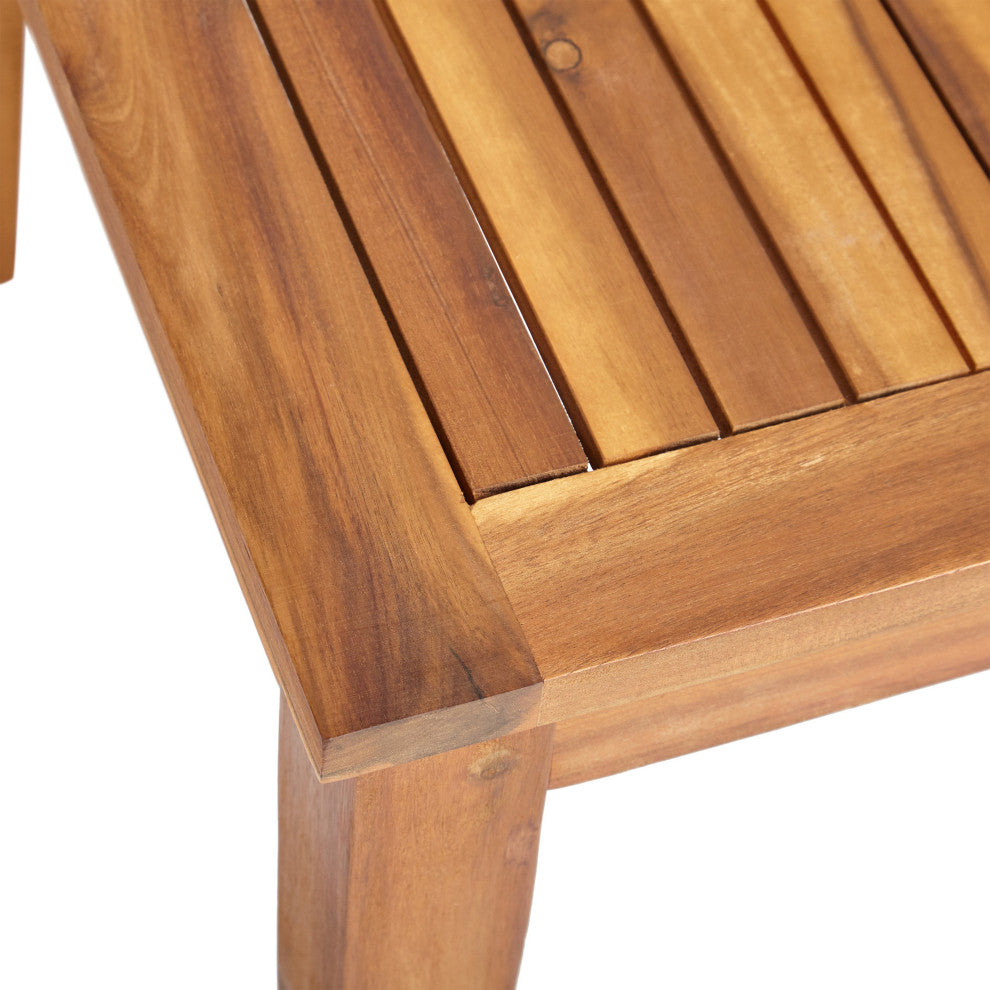 Savannah Outdoor Acacia Wood Coffee Table, Teak