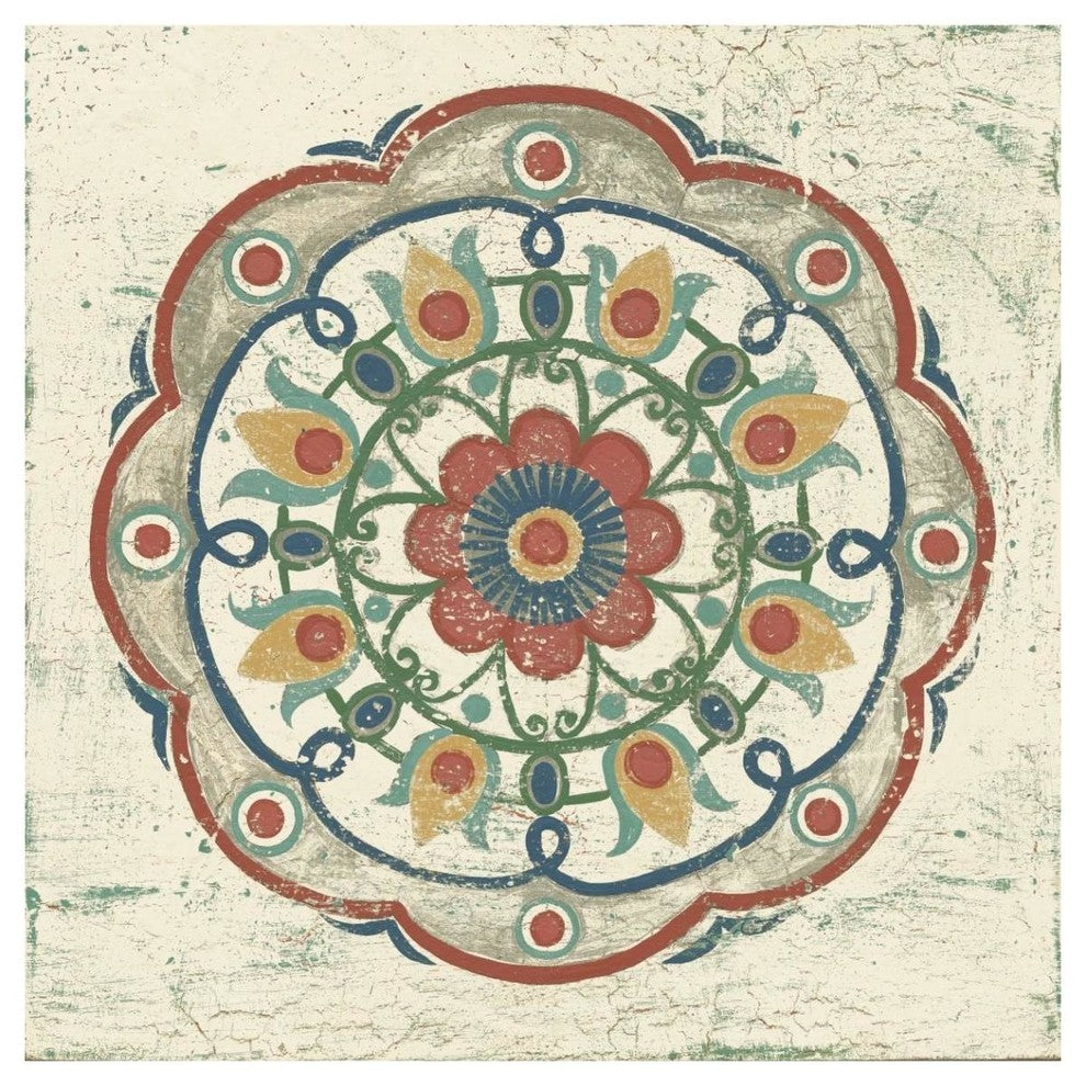 "Lakai Circle IV Neutral" Digital Paper Print by Kathrine Lovell, 42"x42"