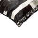 18"x18"x5" Madrid White Torino Kobe Cowhide Pillow