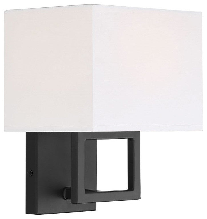 Savoy House Meridian 1 Light Wall Sconce Matte Black