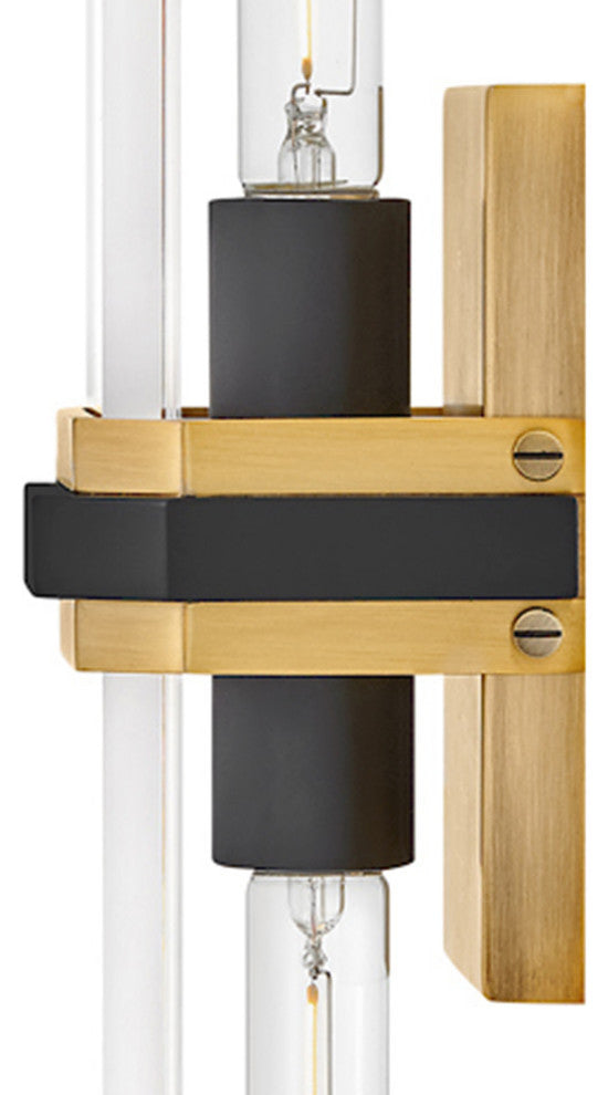 Hinkley Kipton Large Sconce, Heritage Brass