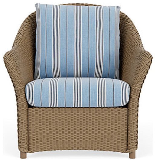 Lloyd Flanders Weekend Retreat Lounge Chair, Fawn, Hansen Sky