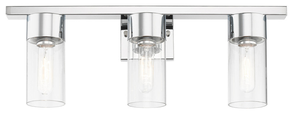 1 Light Polished Nickel Crystal Single Sconce