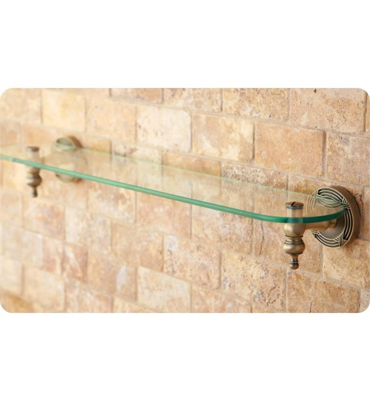 Glass Shelf, Satin Nickel