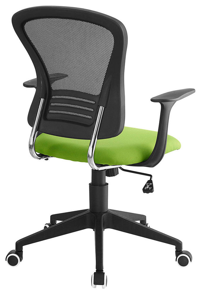 Cool Office Desk Chair, "Paterson", Green