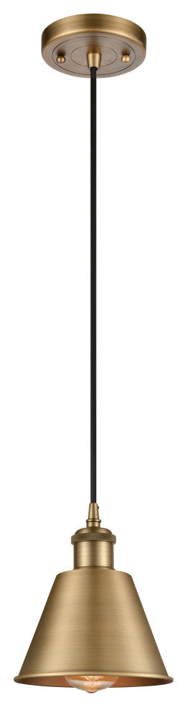 INNOVATIONS LIGHTING 516-1P-BB-M8 Smithfield 1 Light Mini Pendant