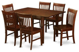 7 Pc Kitchen Nook Dining Set -Kitchen Tables And 6 Dining Chairs