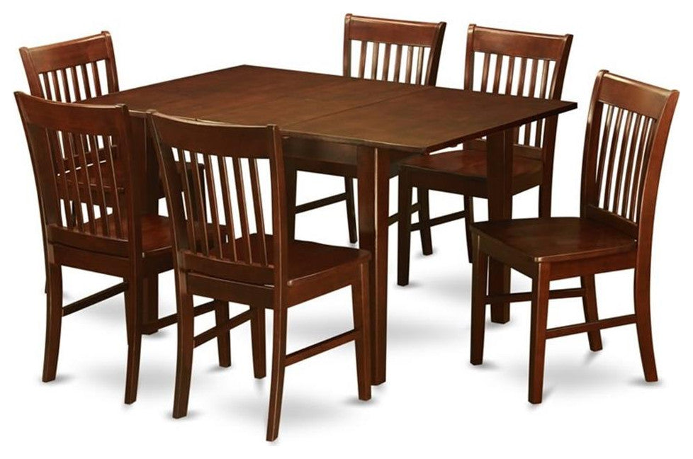 7 Pc Kitchen Nook Dining Set -Kitchen Tables And 6 Dining Chairs