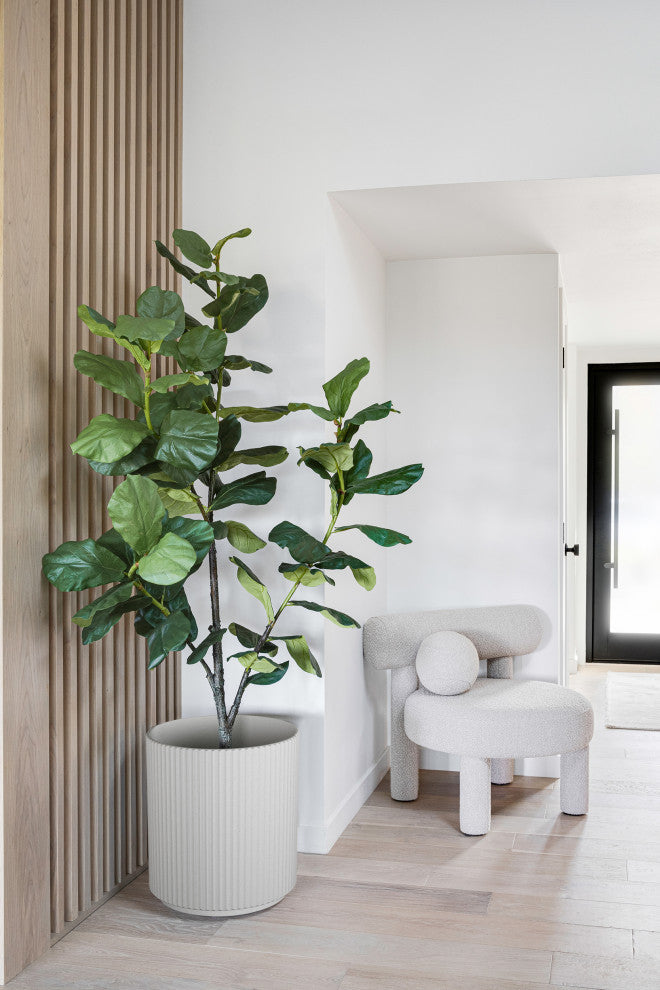 Veradek Demi Series Planter, White, 20", 1 Pack