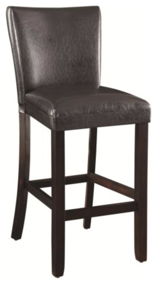 Benzara BM160757 Comfortable Bar Stool, Brown, Set of 2