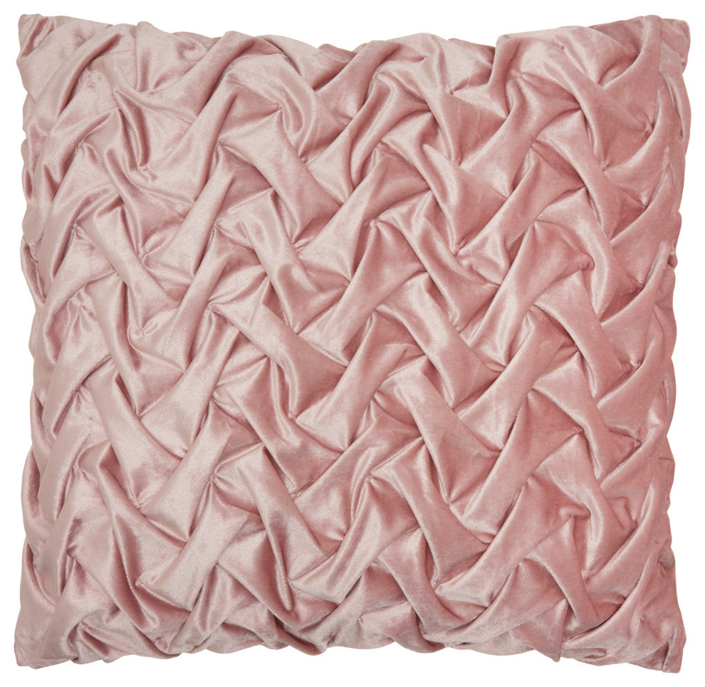 Mina Victory L0064 Throw Pillow, Blush, 22" x 22"