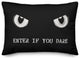 Enter If You Dare Eyes 14x20 Spun Poly Pillow
