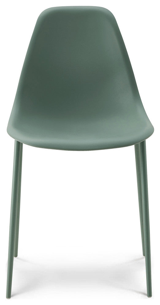 Poly and Bark Isla Chair, Pistachio Green, Set of 2
