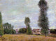 Alfred Sisley The Village of Moret Seen from the Fields Gallery Wrapped Canvas