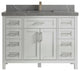 Cambridge 48 Single Sink Bath Vanity in Coventry Gray 2" Piatra Gray