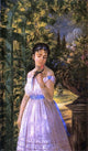 Edward Lamson Henry Young Girl With a Parrot, 18"x27" Wall Decal
