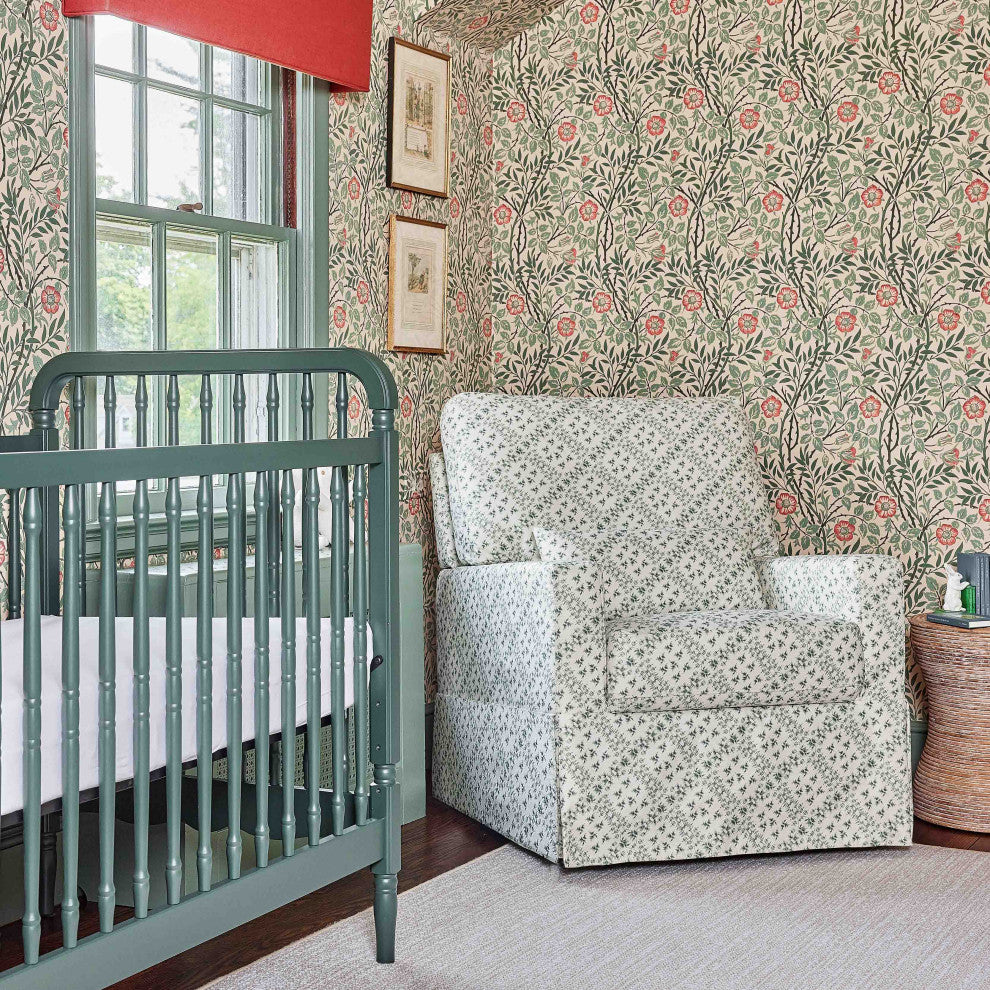 Sarah Flint x Namesake Crawford Swivel Glider in Eco-Performance Fabric, Green