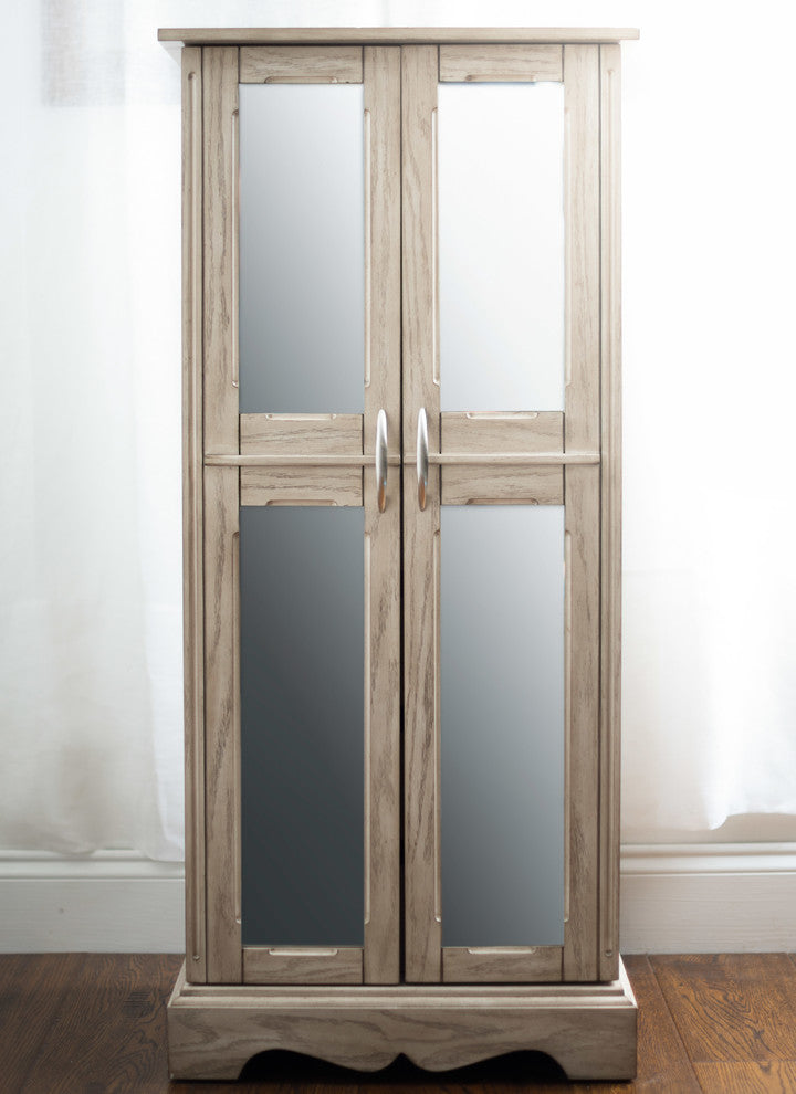 Meadow Jewelry Armoire, Espresso, Taupe Mist