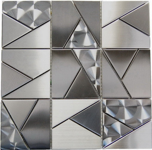 Oddysey Shapes Mosaic Tile, 10 Sq. ft., 4x4