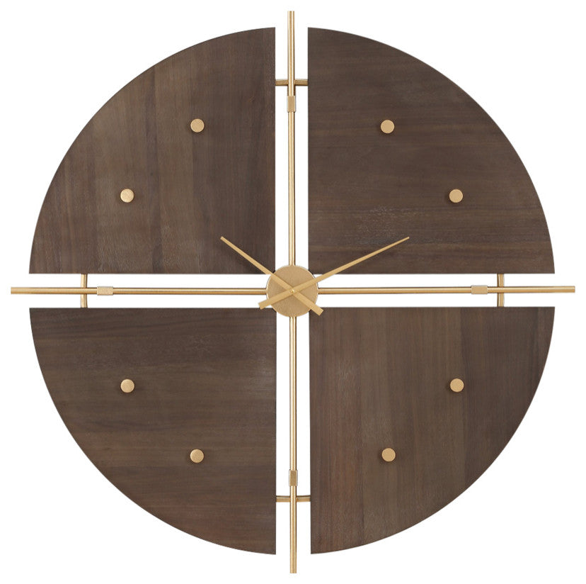 Uttermost Walnut Elegance Wall Clock