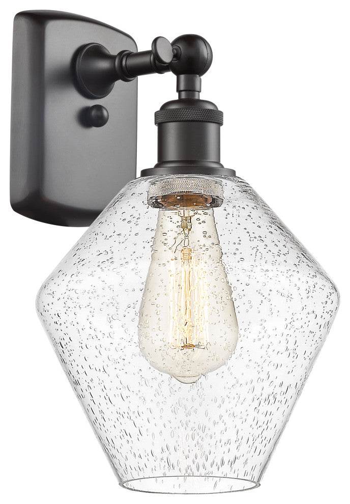 Innovations 516-1W-OB-G654-8-LED 1-Light Sconce, Oil Rubbed Bronze