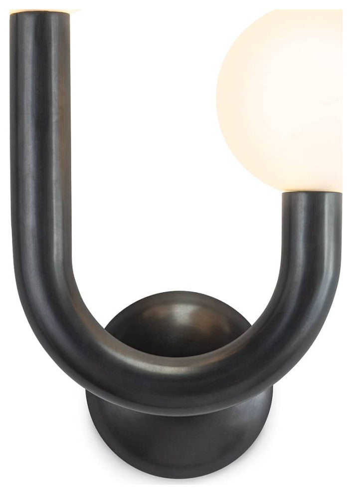 Happy Sconce Right Side, Black