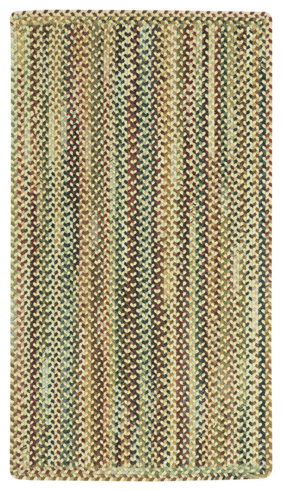 Capel Bangor Amber 0070_100 Braided Rugs - 7' X 9' Oval