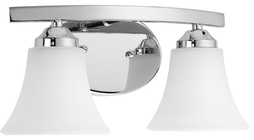 Adorn Collection 2-Light Bath Light, Chrome