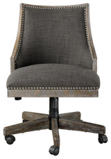 Aidrian Charcoal Desk Chair
