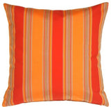 Pillow Decor - Sunbrella Bravada Salsa Outdoor Pillow, 20" X 20"