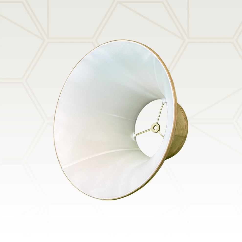 Royal Designs Shallow Bell Basic Lamp Shade, Mouton, 6x13x8.5
