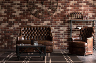 Joy Carpets Impressions Broadfield Area Rug, Espresso, 3'10"x5'4"