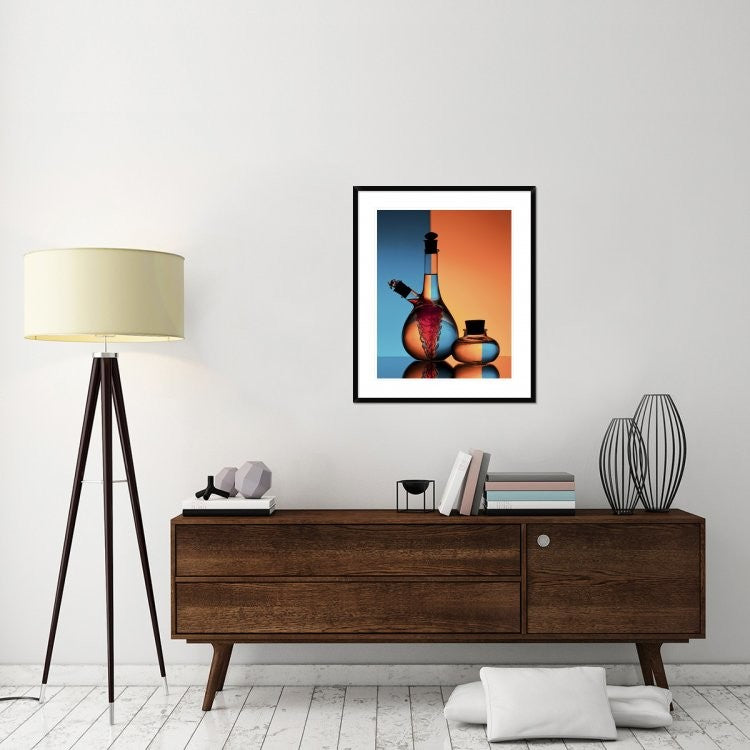 "Oil And Vinegar" Framed Digital Print by Aida Ianeva, 30x36"