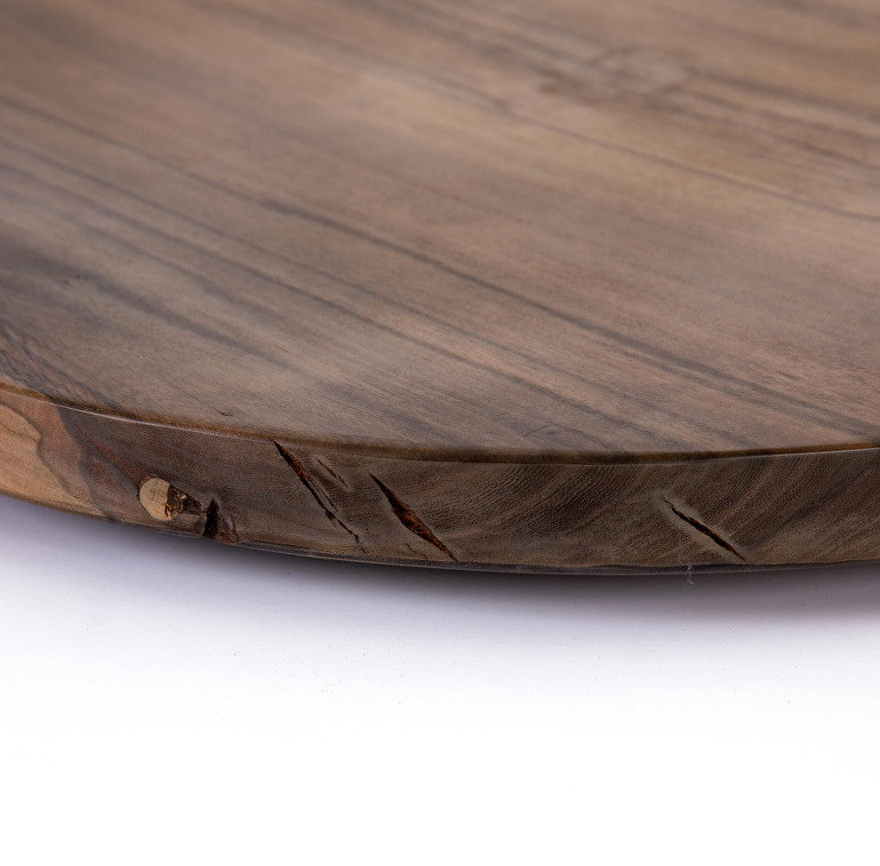 Lupe Lazy Susan-Ochre
